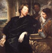 Anthony Van Dyck Portrait of GeorgeGage with Two Attendants oil painting